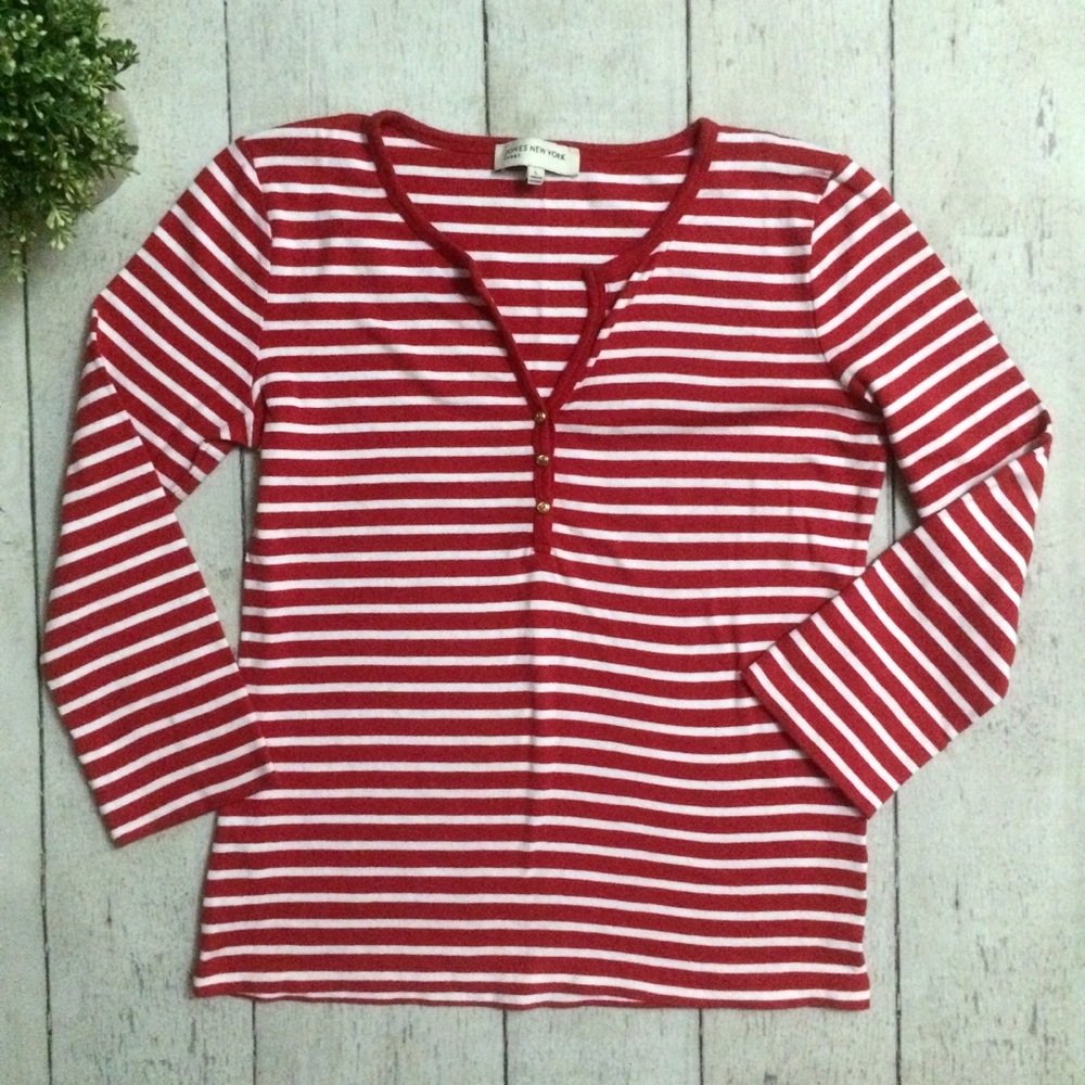 Jones of New York Sport Top EUC Size L